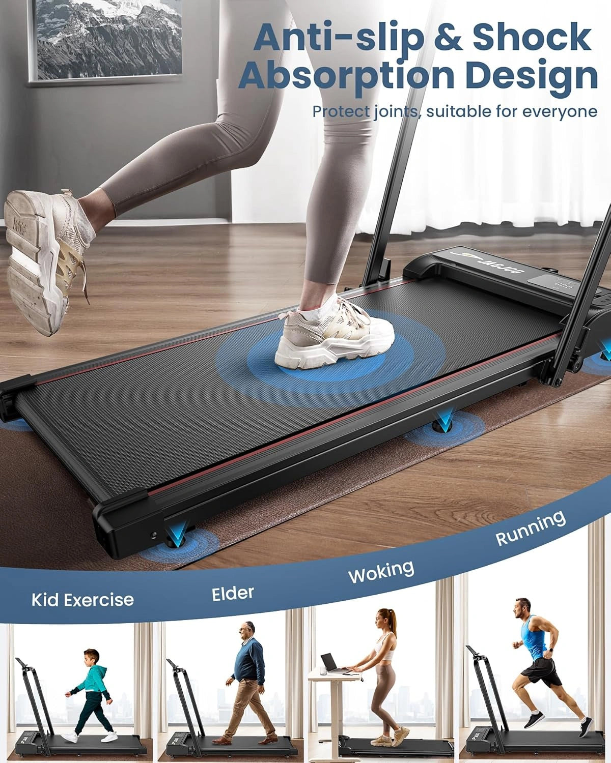 JT51 Treadmill with Handle Bar