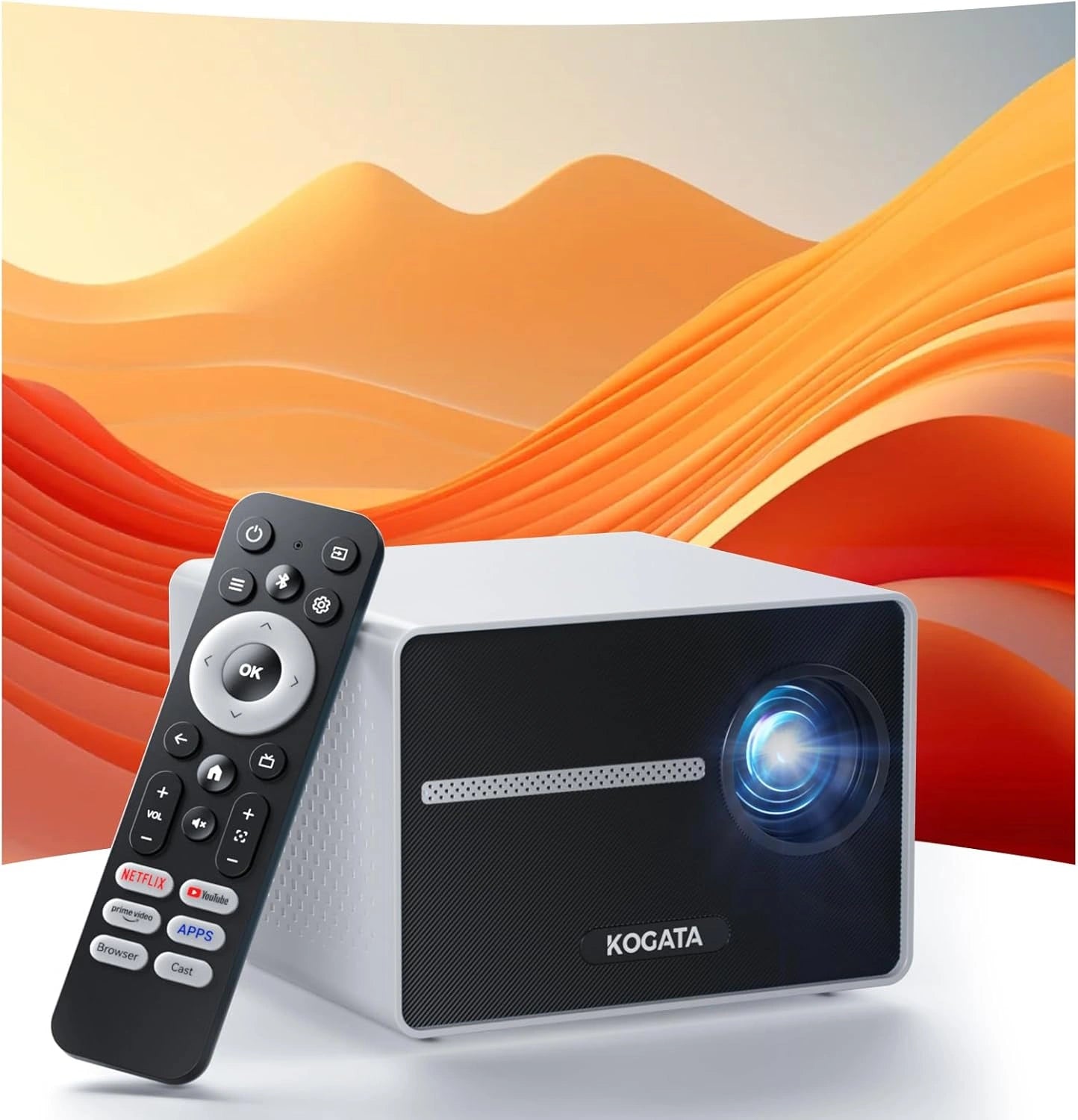 Portable Mini Projector with Built-in Apps