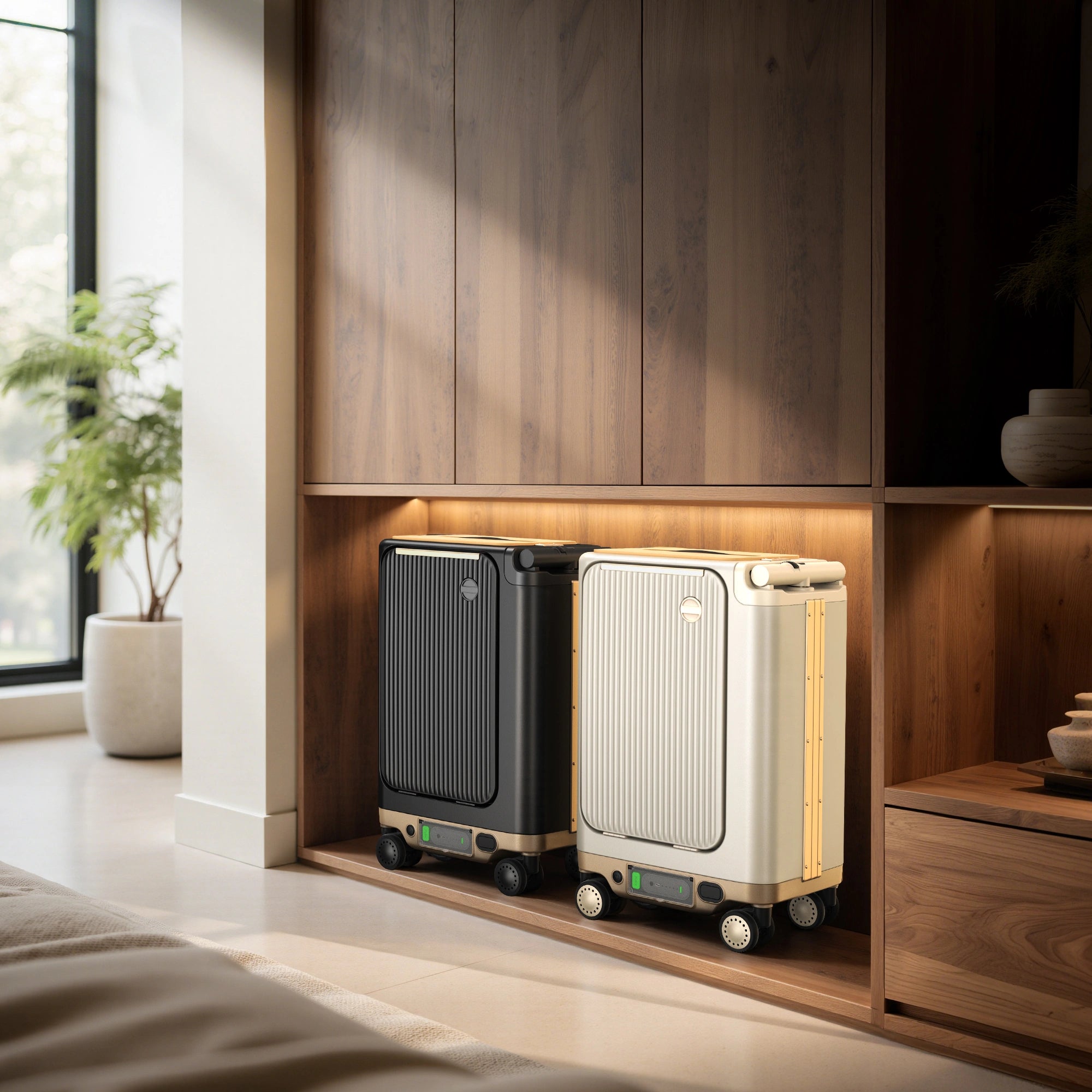 Smart Rideable Electric Scooter Luggage