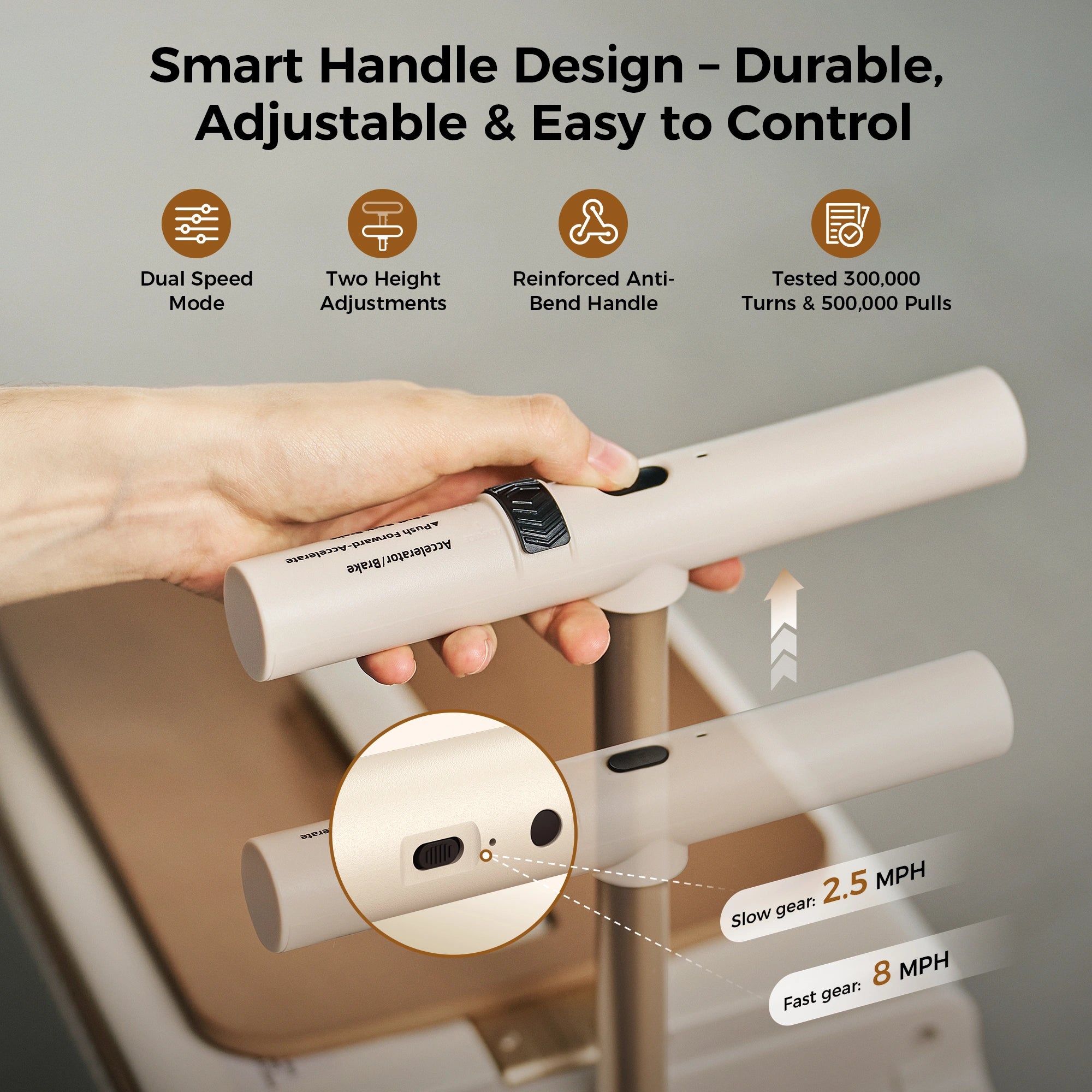 Smart Rideable Electric Scooter Luggage