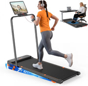 JT56 Walking Pad with Incline and Vibration, Under Desk Treadmill