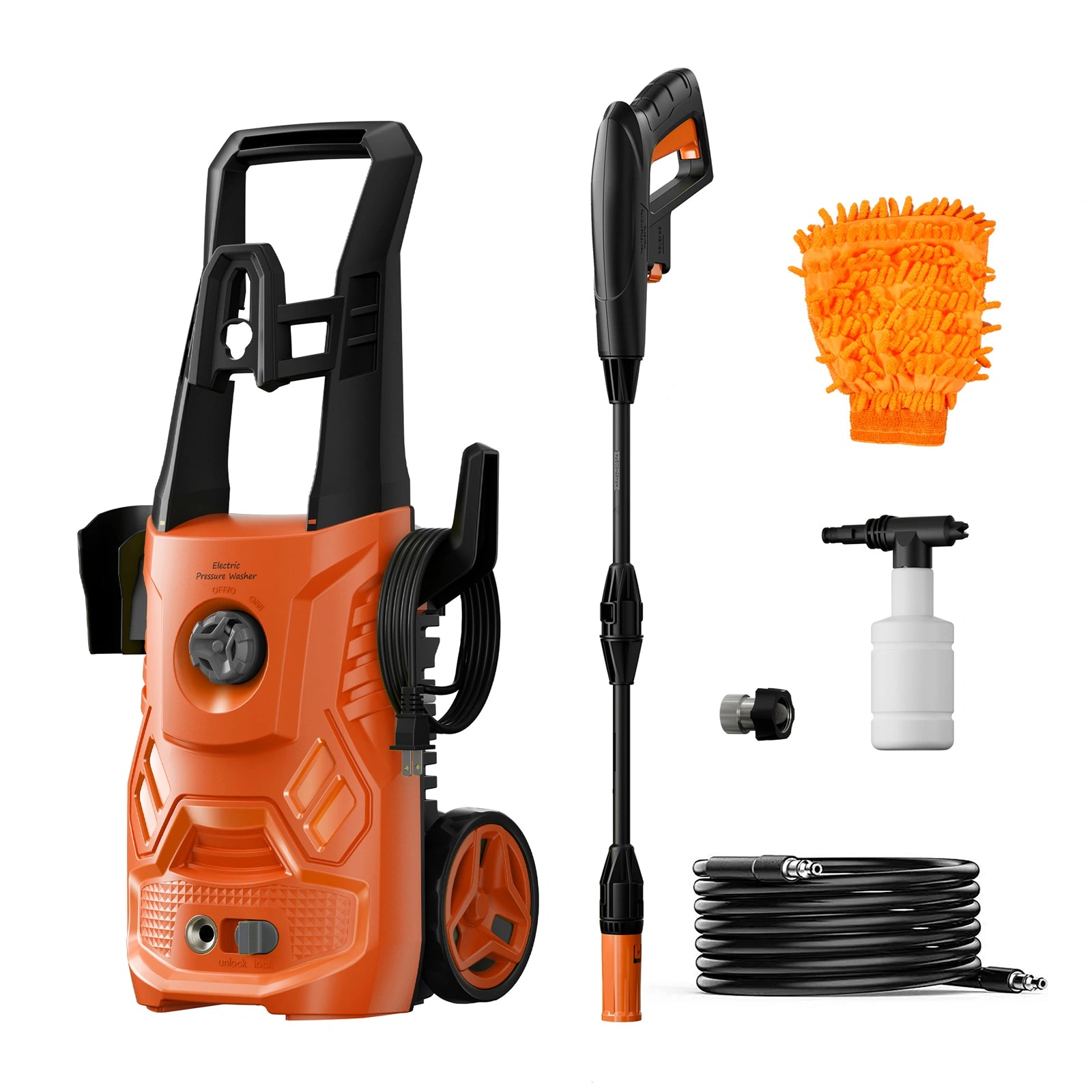 W6 1500W 2600 PSI 2.6 GPM Electric Pressure Washer