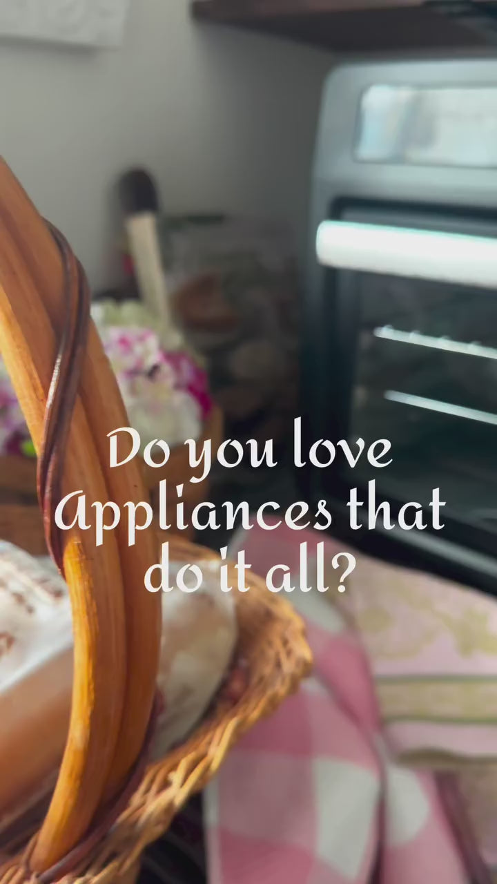 Load video: 26QT Air Fryer Oven ,1800W,Black