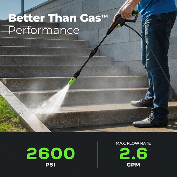 W6 2600PSI Electric Pressure Washer